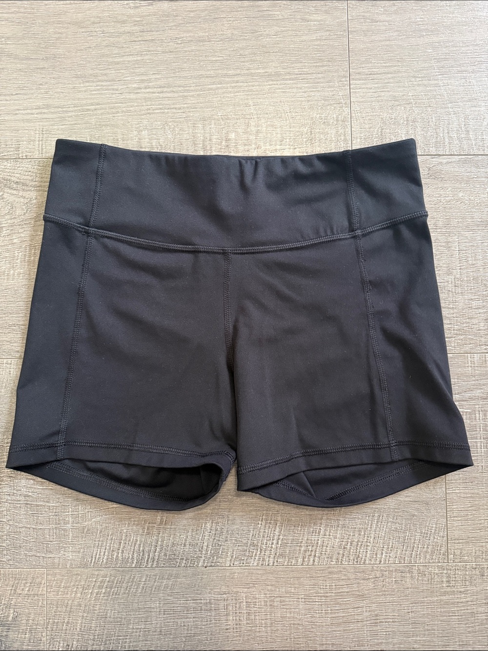 all in motion Black High-Waist Bike Shorts
